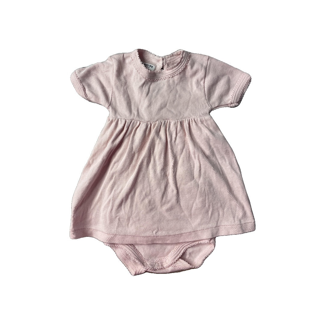 Petit Bateau Girls Dress Size: 6 months