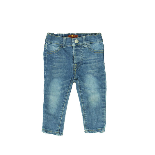 7 for all Mankind Girls Blue Jeans Size: 12 Months Blue