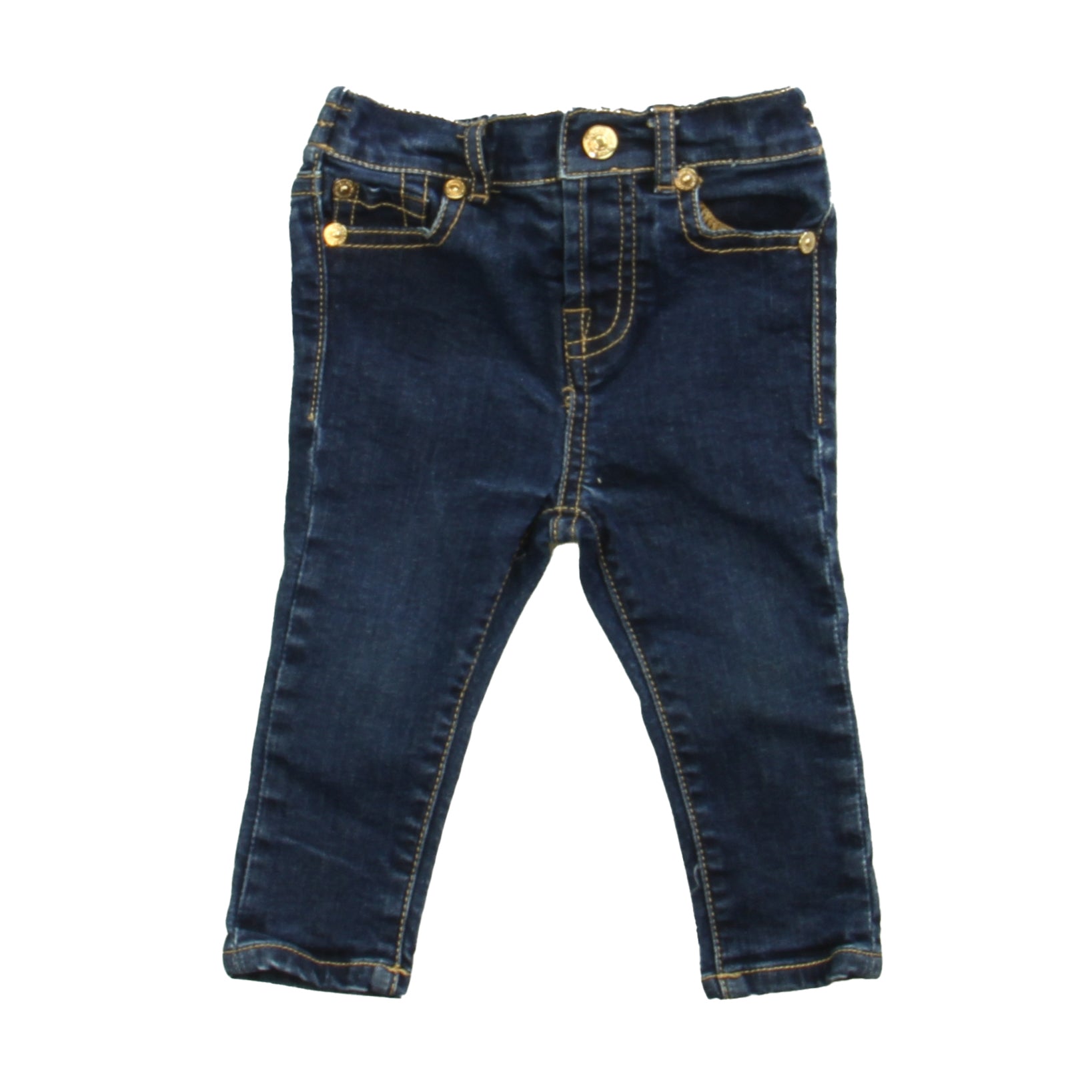 7 for all Mankind Girls Blue Jeans Size: 12 Months Blue