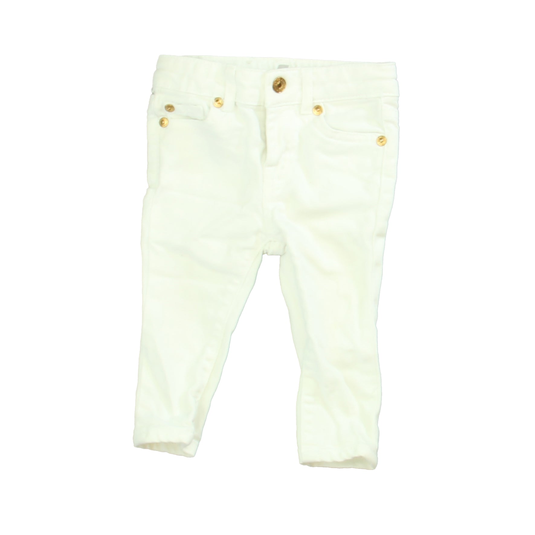 7 for all Mankind Girls White Jeans Size: 12 Months White