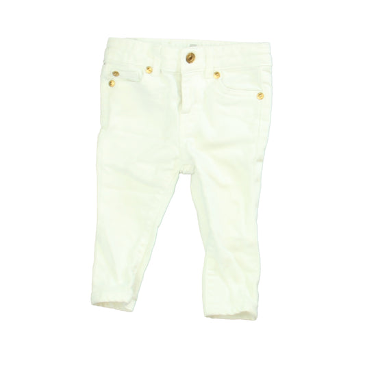 7 for all Mankind Girls White Jeans Size: 12 Months White