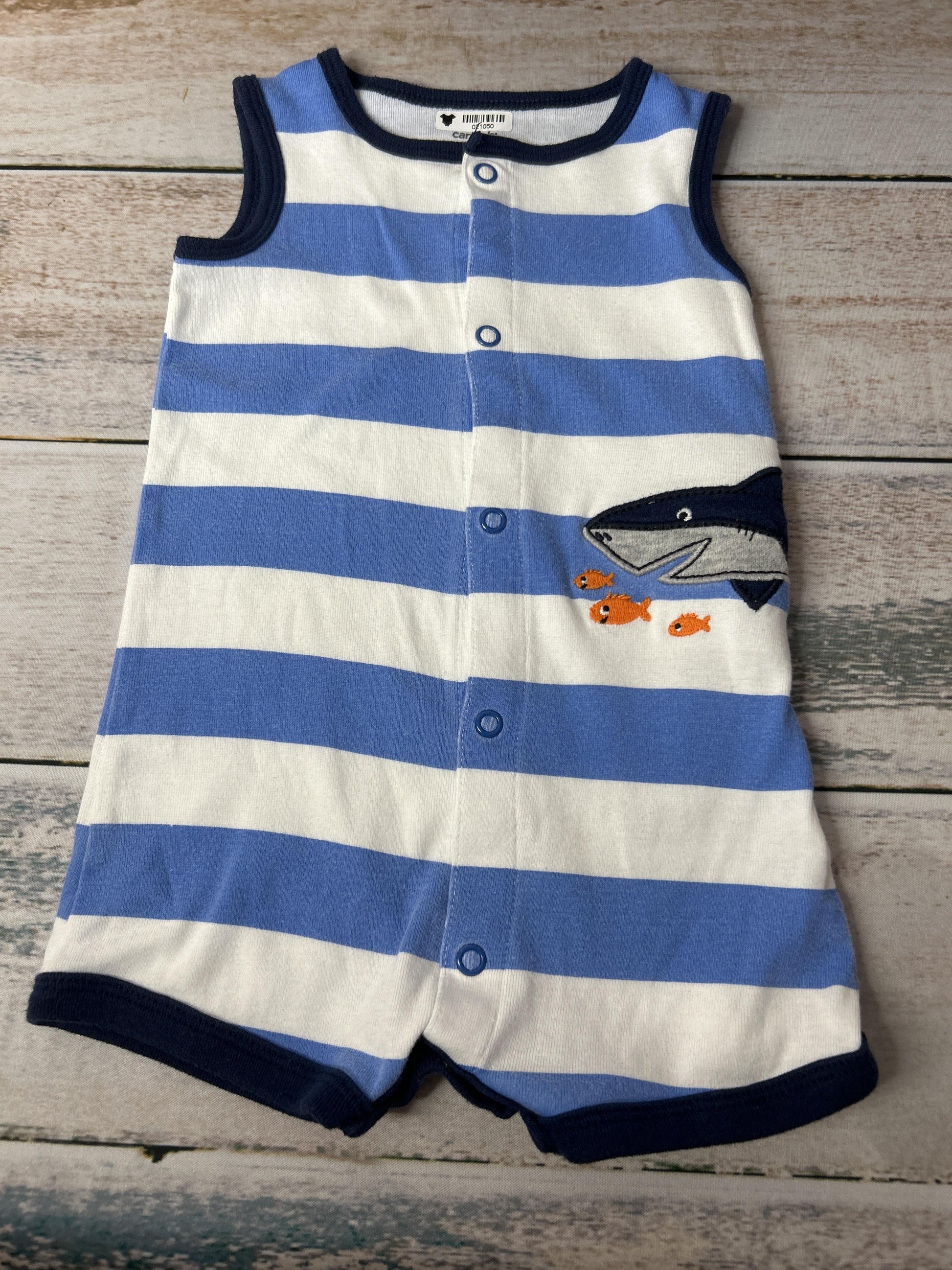 Unisex Button Down Short Sleeve Size: 9 months