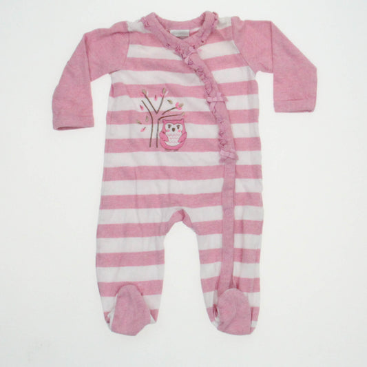 Absorba Girls Pink | White Long Sleeve Outfit Size: 3-6 Months Pink | White