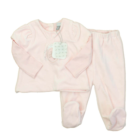 Absorba Girls Pink Apparel Sets Size: 3-6 Months Pink
