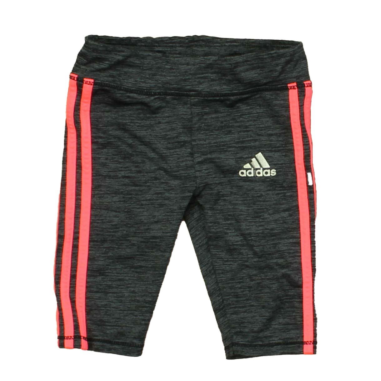 Adidas Girls Grey | Orange Leggings Size: 12 Months Grey | Orange