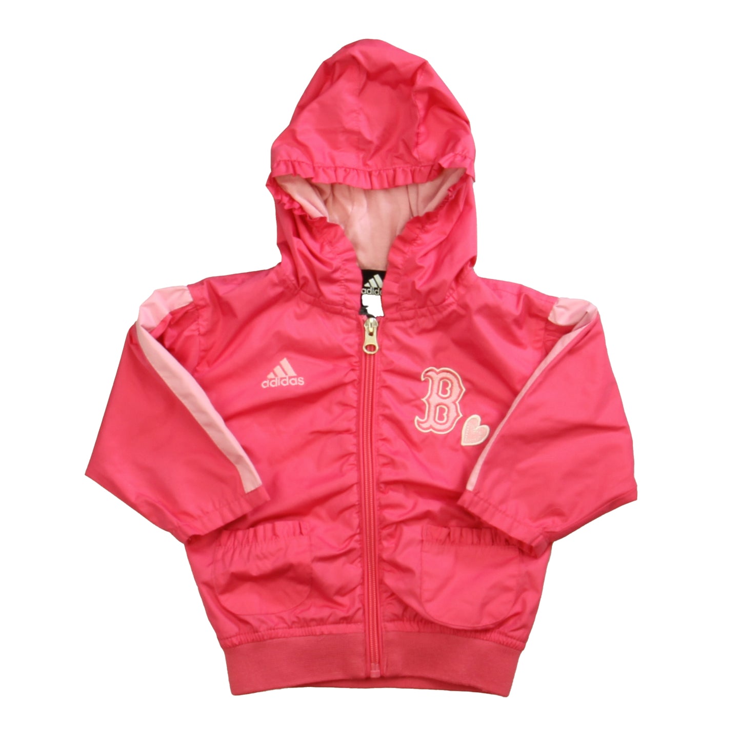 Adidas Girls Pink Jacket Size: 12 Months Pink