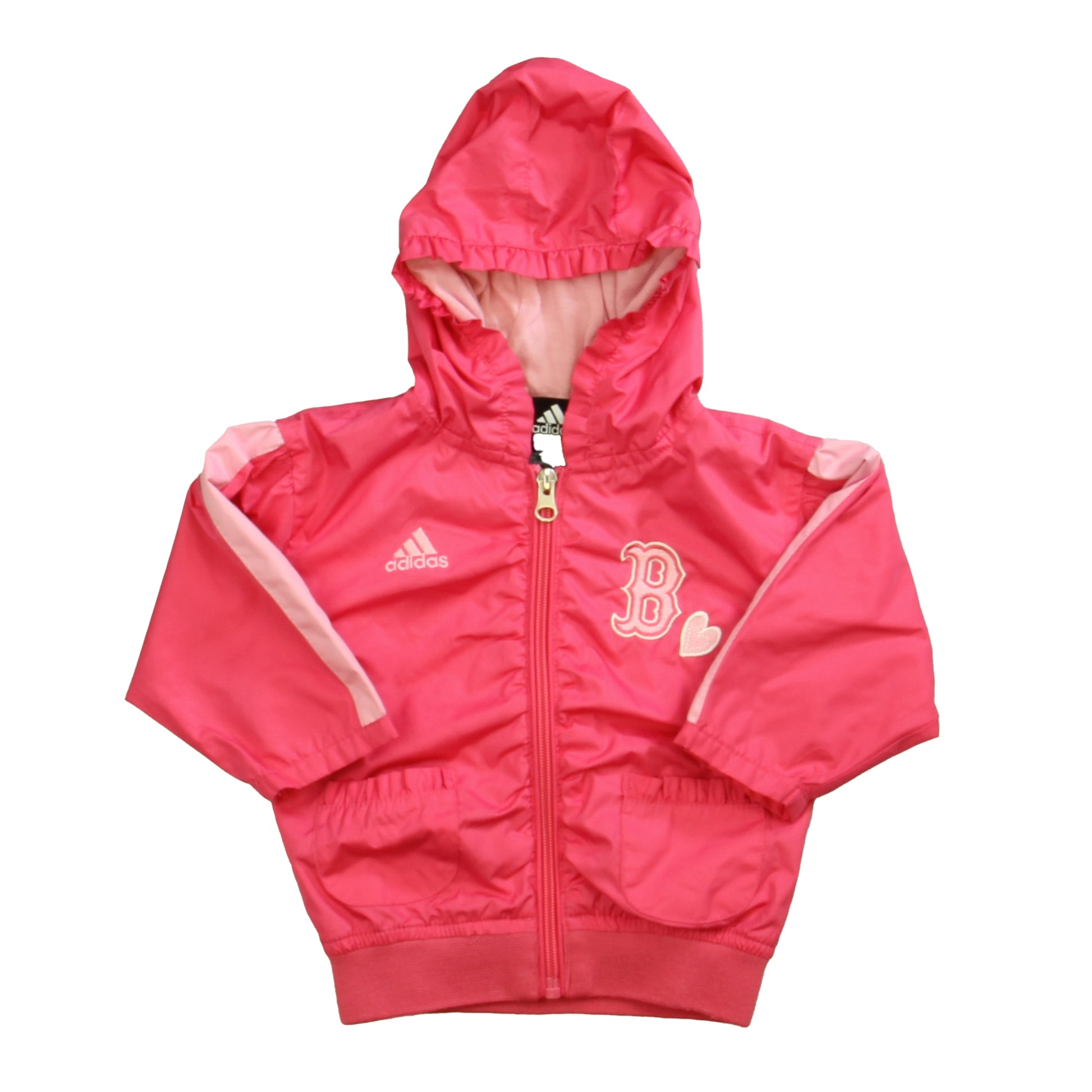 Adidas Girls Pink Jacket Size: 12 Months Pink