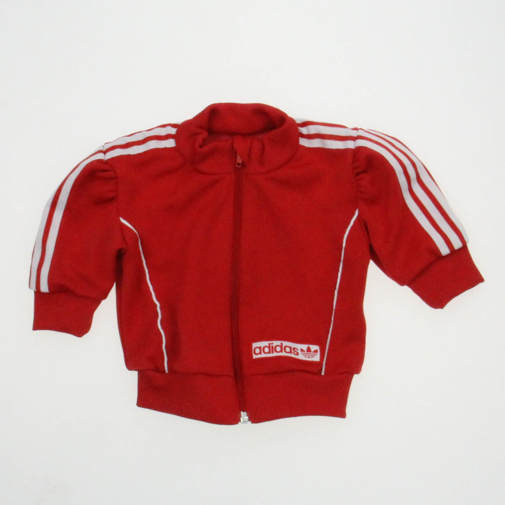 Adidas Girls Red | White Jacket Size: *6-12 Months Red | White