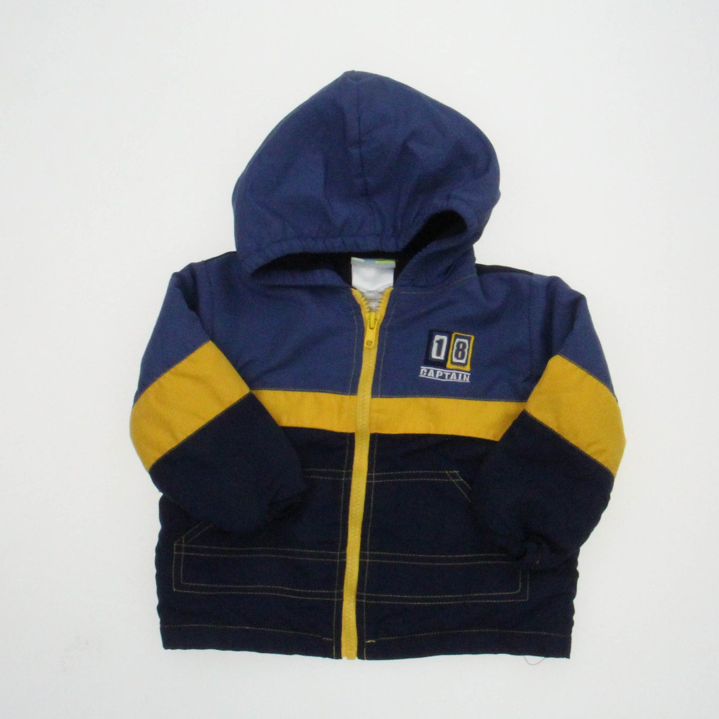 Al & Ray Boys Blue | Yellow Jacket Size: 18 Months