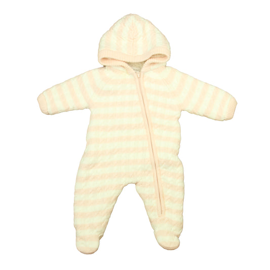 Angel Dear Girls Pink | White Bunting Size: 0-3 Months Pink | White