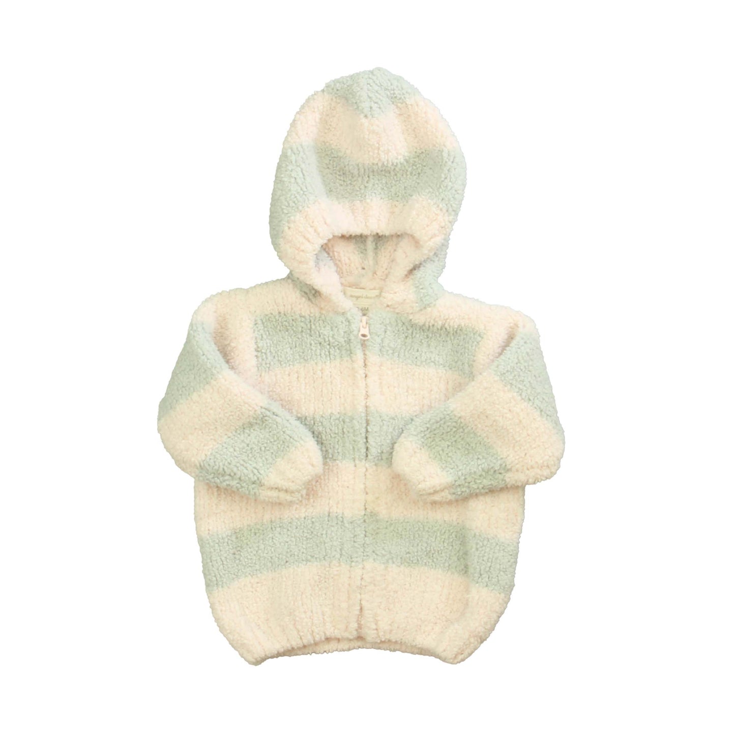 Angel Dear Girls Pink | Grey | Stripes Jacket Size: 0-6 Months Pink | Grey | Stripes