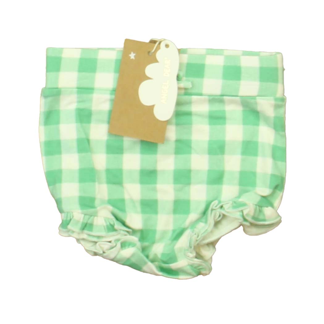 Angel Dear Girls Green Gingham Shorts Size: 12-18 Months Green Gingham