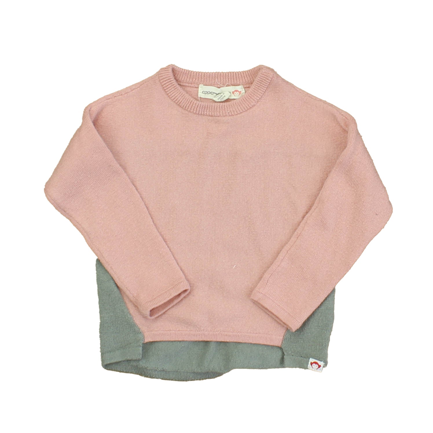 Appaman Girls Pink | Grey Sweater Size: 6-12 Months Pink | Grey