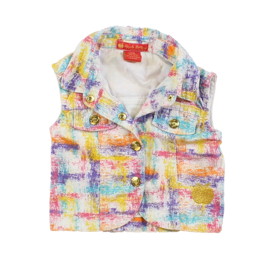 Apple Bottoms Girls Multi Vest Size: 24 Months Multi