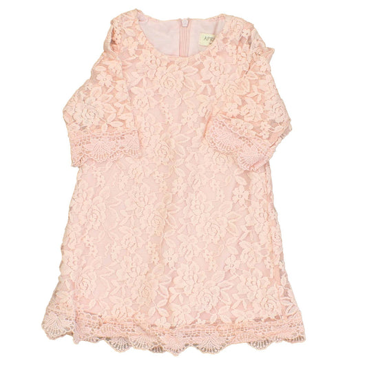April Girl Girls Pink Dress Size: 12 Months Pink