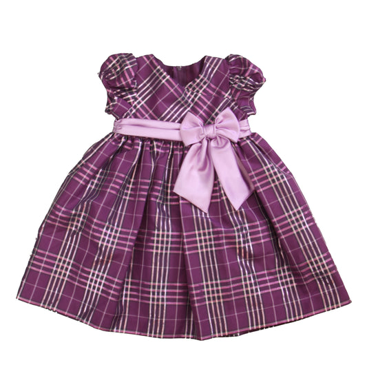 Ashley Ann Girls Purple Special Occasion Dress Size: 24 Months Purple