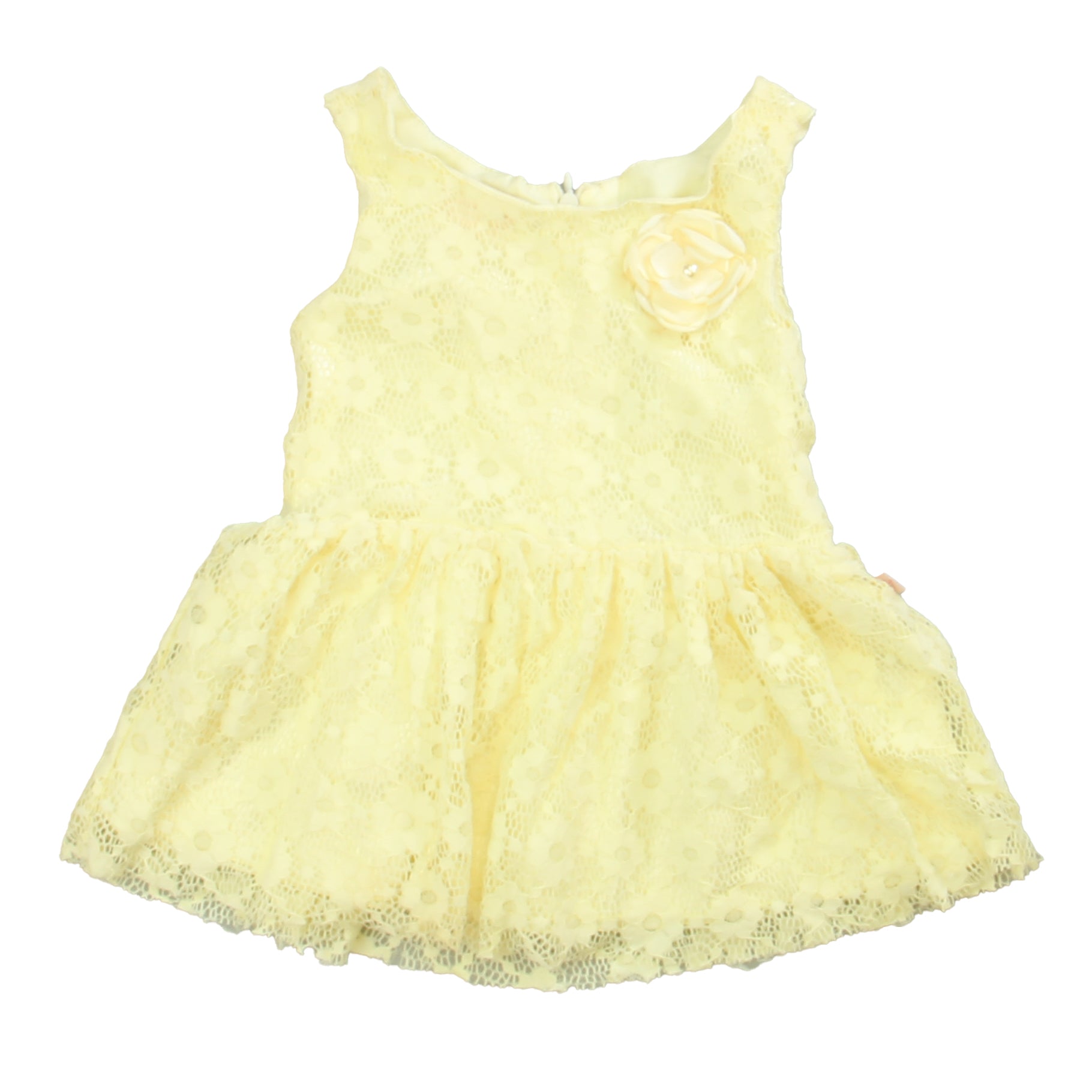 Autumn English Girls Yellow Dress Size: 12 Months Yellow