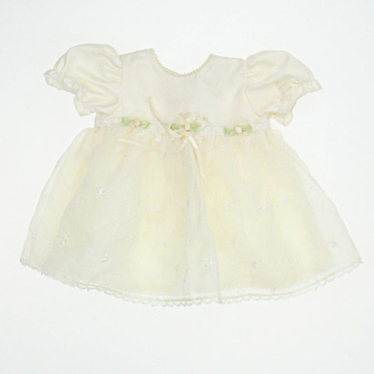 B.T. Kids Girls Ivory Special Occasion Dress Size: 3-6 Months Ivory