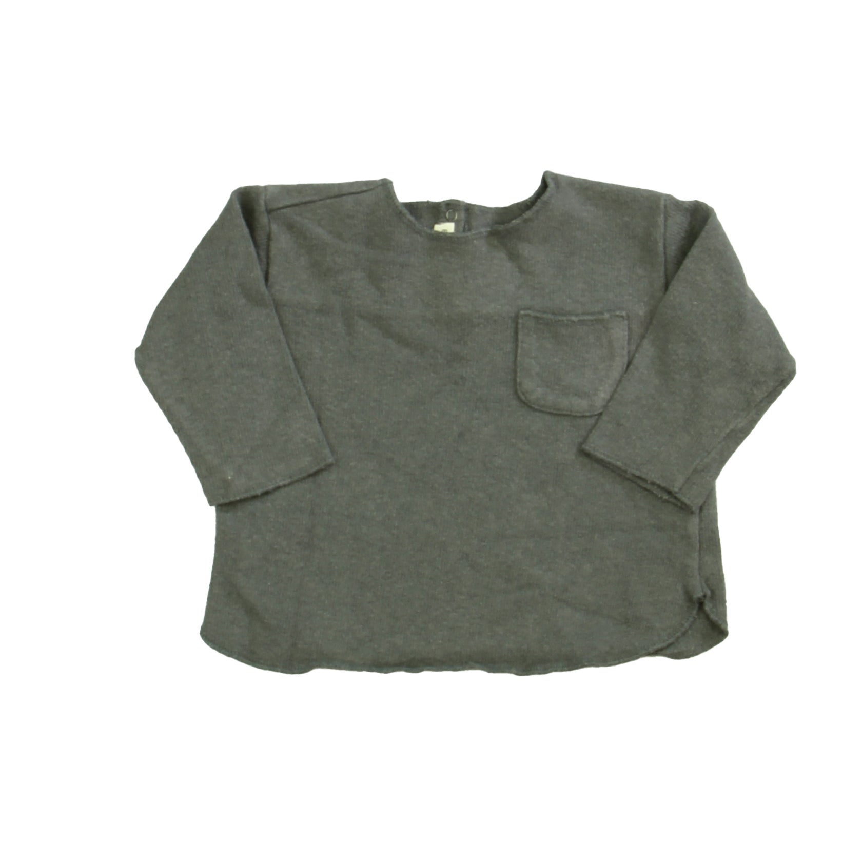 Babe & Tess Unisex Grey Long Sleeve Shirt Size: 9 Months Grey