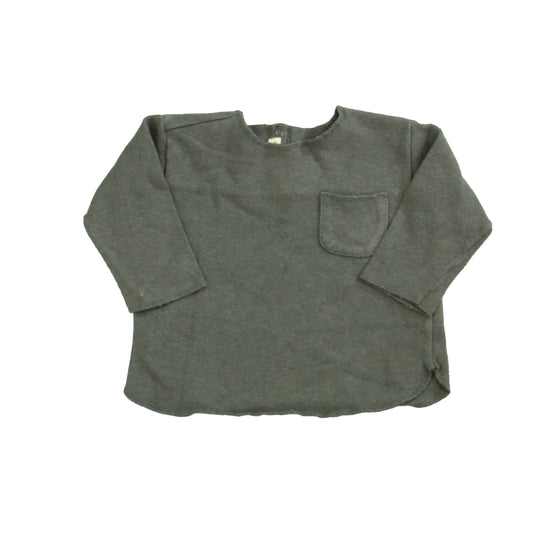 Babe & Tess Unisex Grey Long Sleeve Shirt Size: 9 Months Grey