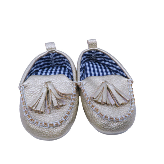 Baby Girls Gold Shoes Size: 3-4 Infant Gold