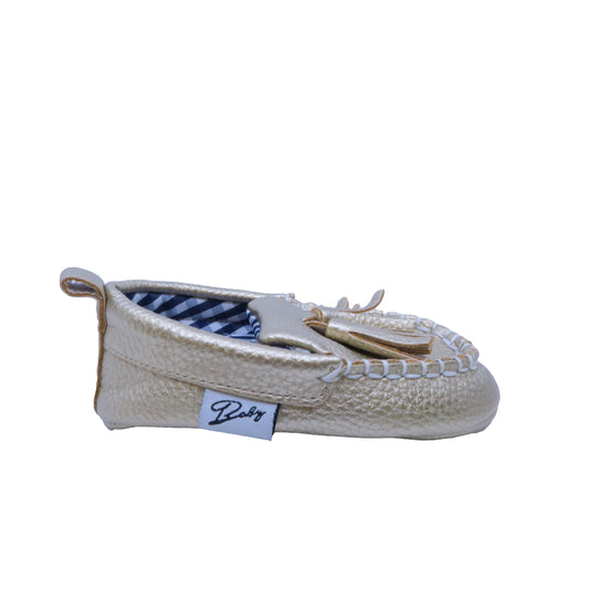 Baby Girls Gold Shoes Size: 3-4 Infant Gold