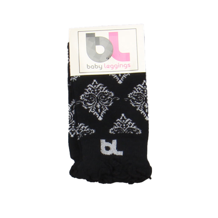 Baby Leggings Girls Black | White Accessory Size: 12-24 Months Black | White