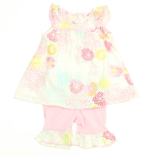 Baby Nay Girls Pink | Floral Apparel Sets Size: 3 Months Pink | Floral