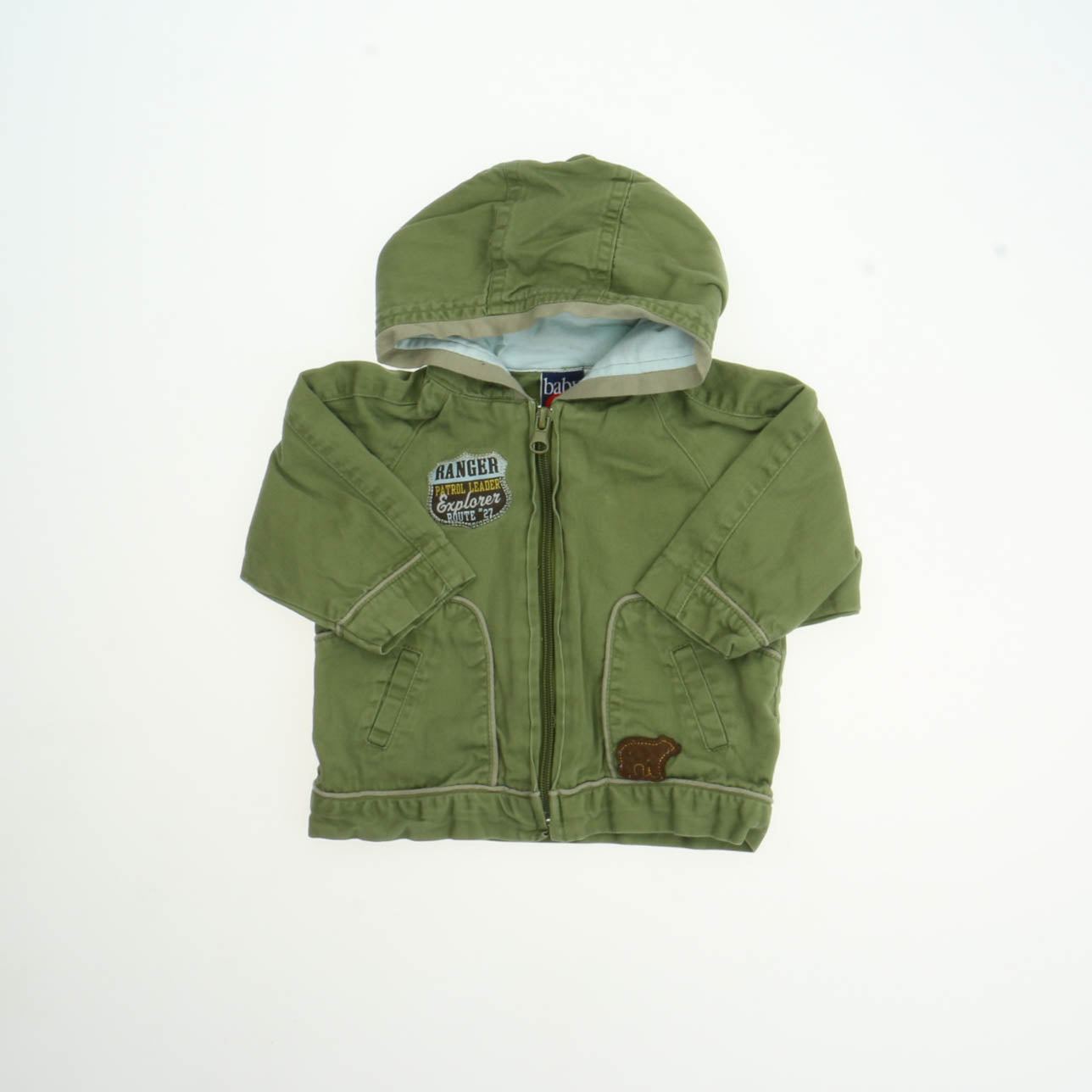 Baby Q Boys Green Jacket Size: 6-9 Months Green