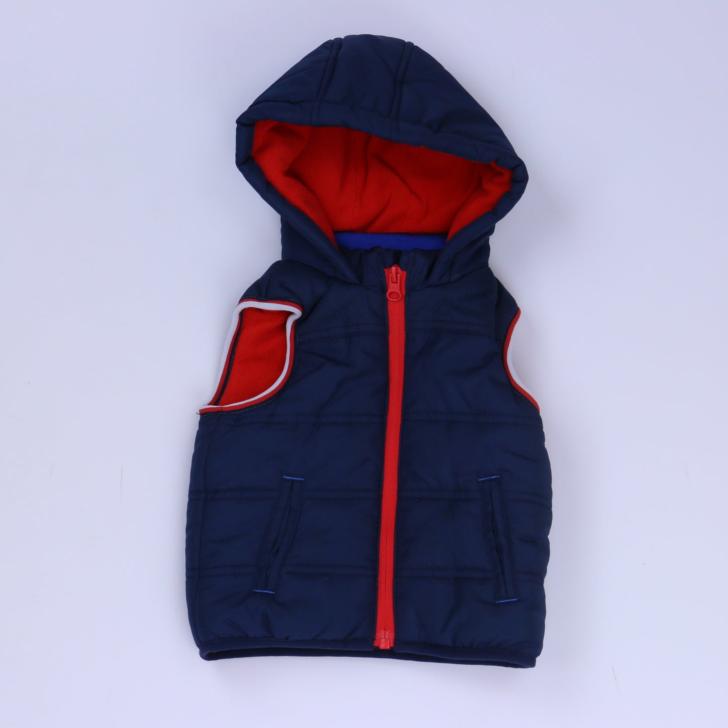 Baby Rebel Boys Blue Vest Size: 6-9 Months Blue