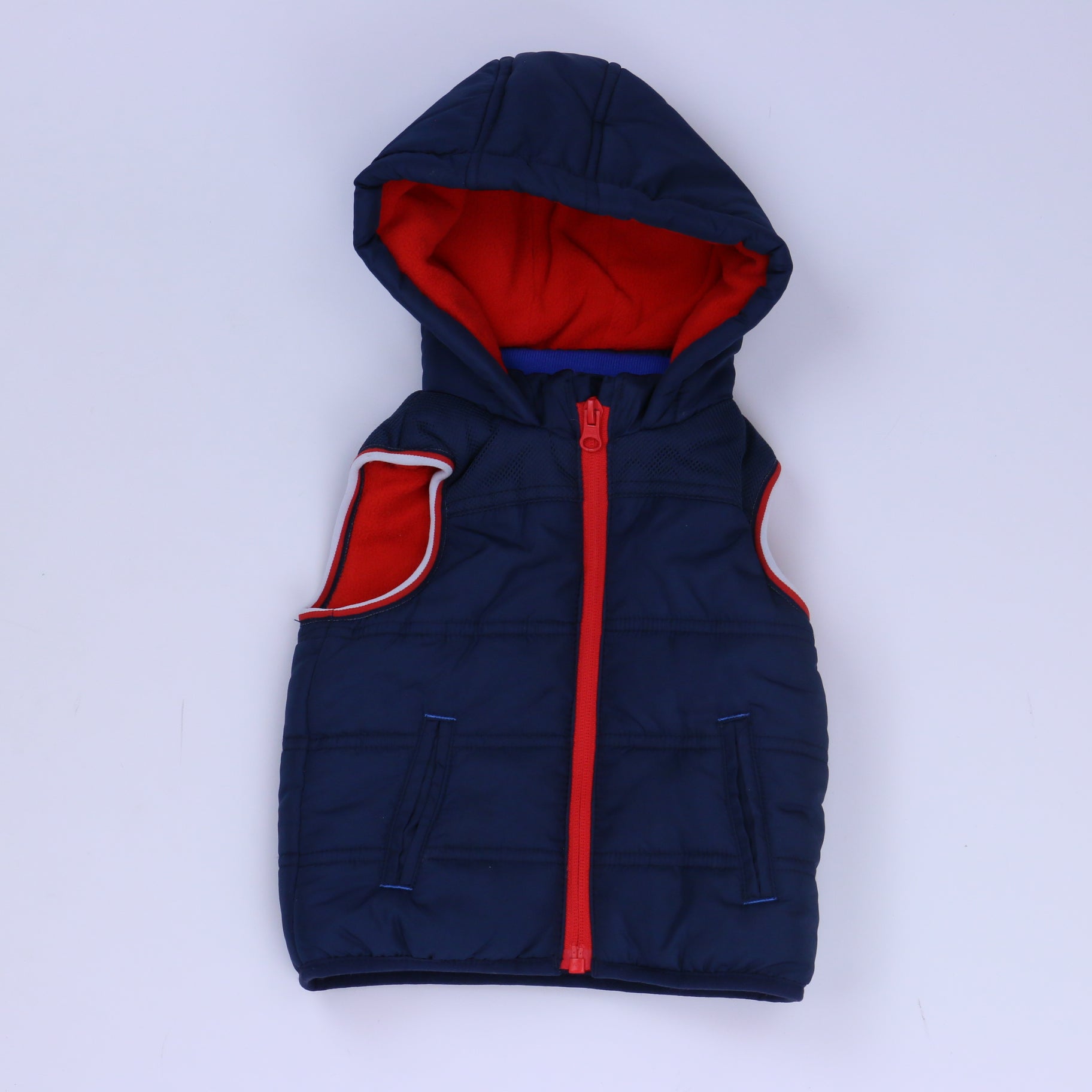 Baby Rebel Boys Blue Vest Size: 6-9 Months Blue