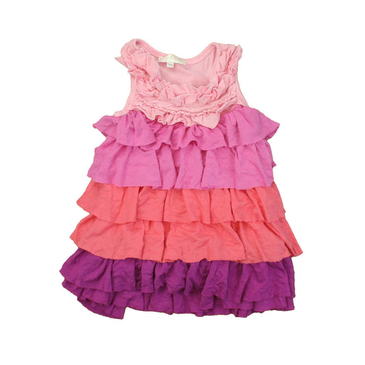 Baby Sara Girls Pink | Orange | Purple Dress Size: 18 Months Pink | Orange | Purple