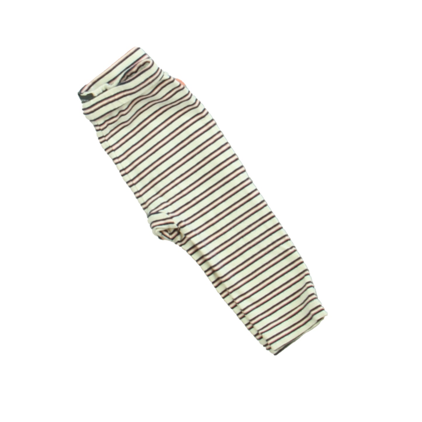 Babyface Girls White | Pink | Navy Stripe Leggings Size: 6 Months White | Pink | Navy Stripe