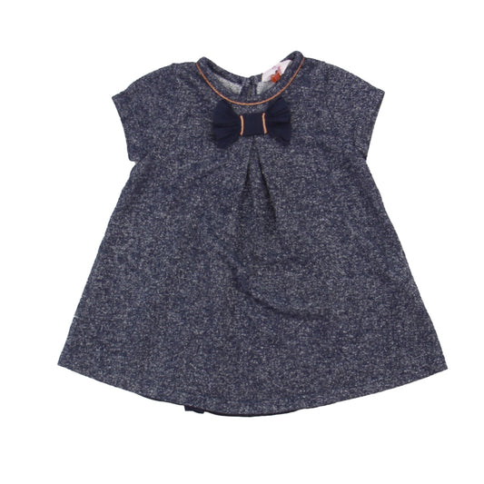 Baker by Ted Baker Girls Grey | Silver Dress Size: 12-18 Months Grey | Silver