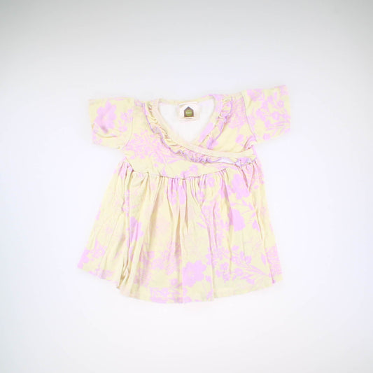Barn Girls Yellow | Pink | Floral Dress Size: 18 Months Yellow | Pink | Floral