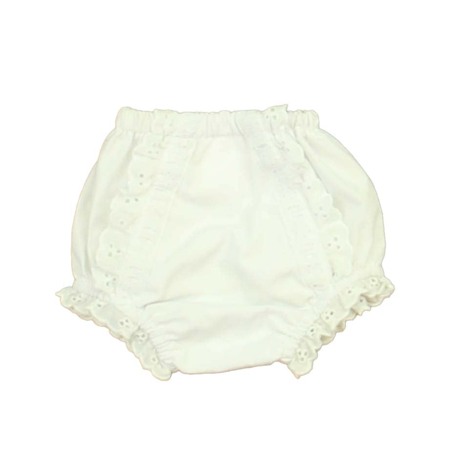 Beaufort Bonnet Co Girls White Eyelet Accessory Size: 0-3 Months White Eyelet
