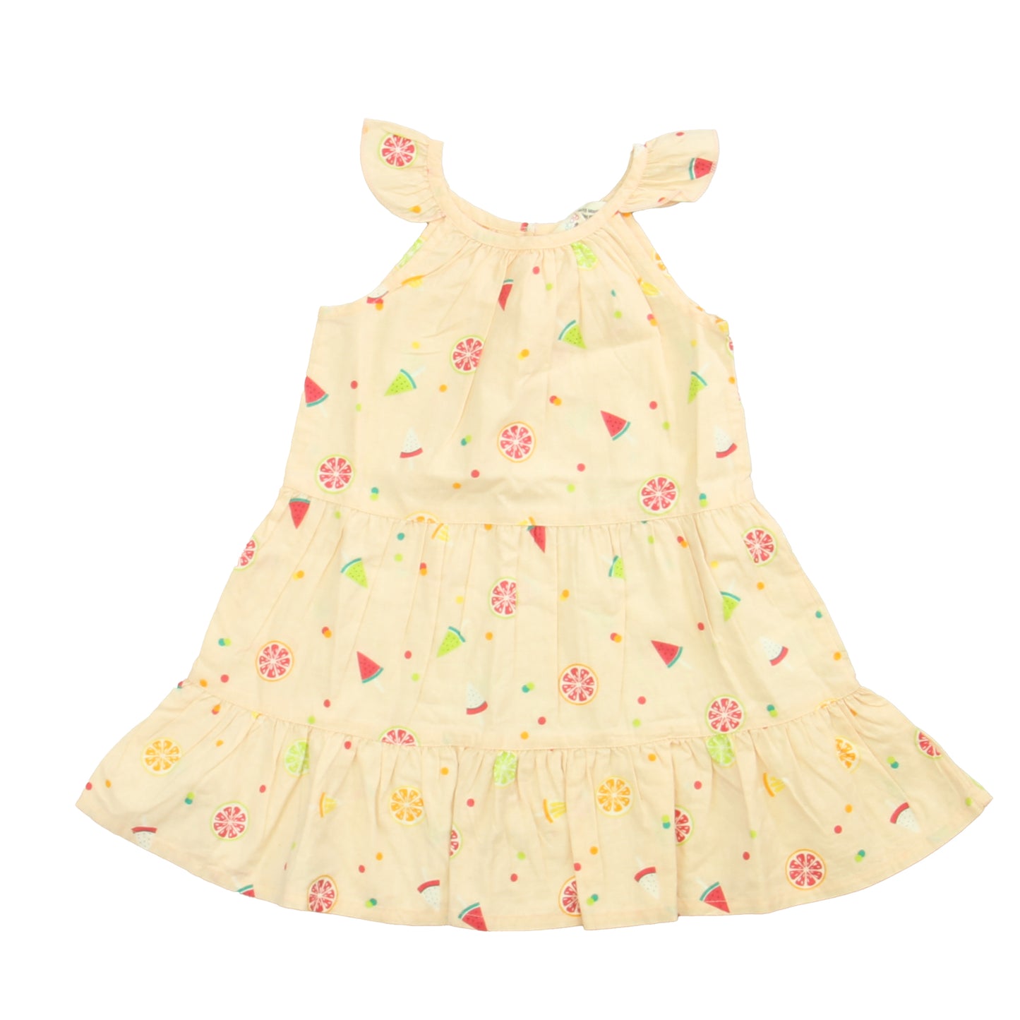 Beebay Girls Pink Fruit Dress Size: 12-18 Months Pink Fruit