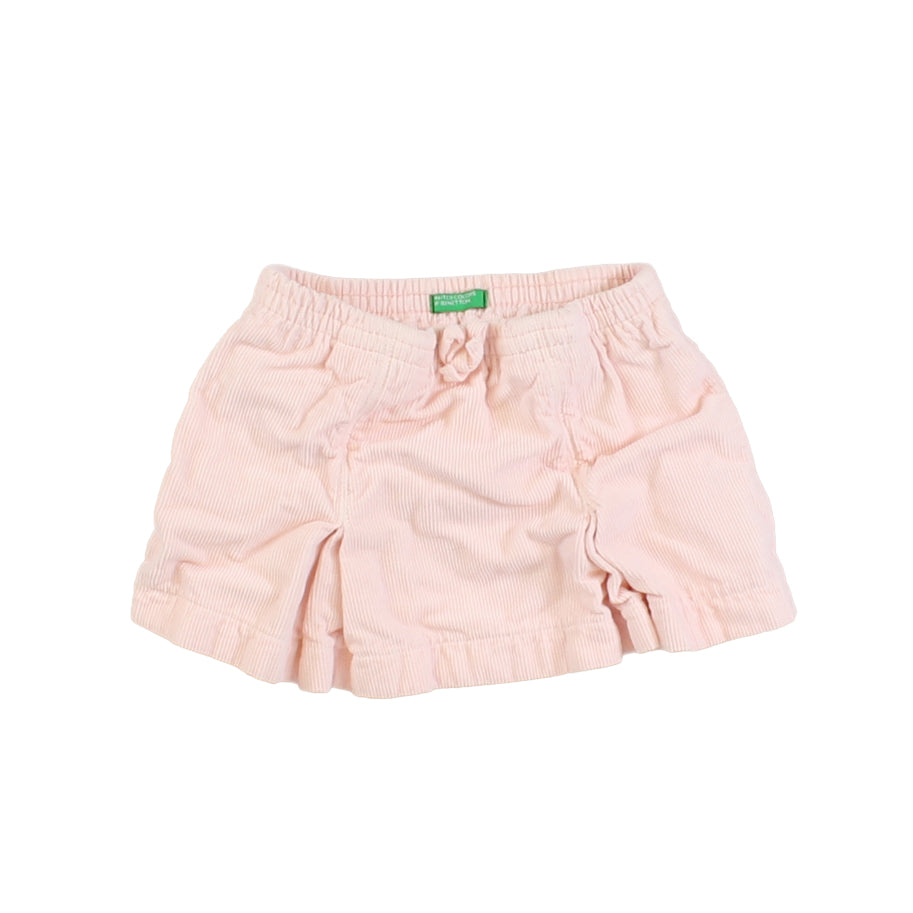 Benetton Girls Pink Skirt Size: 6-9 Months Pink