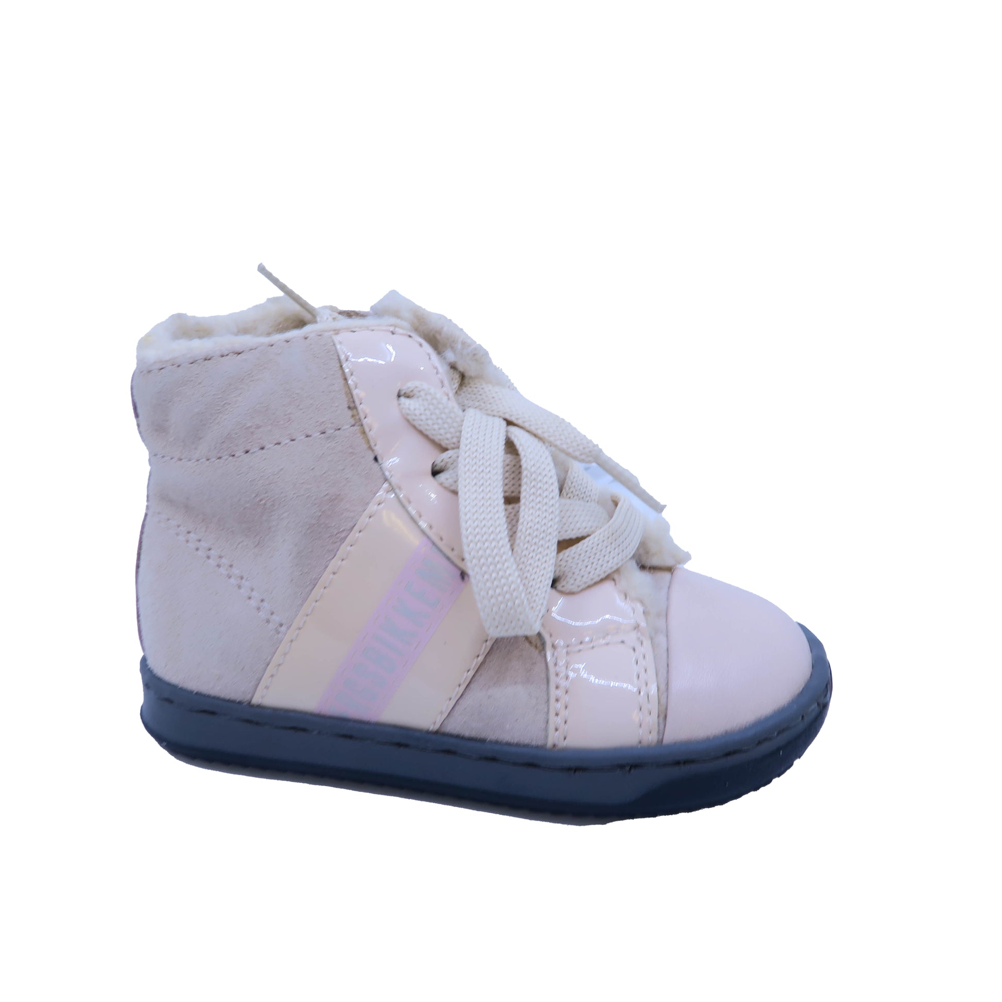 Bikkembergs Girls Pink Boots Size: 4 Infant Pink