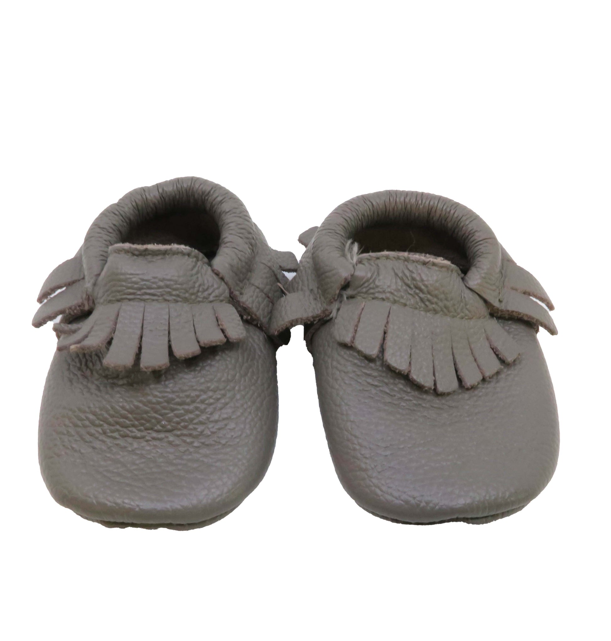 Birdrockbaby Unisex Gray Shoes Size: 4 Infant Gray