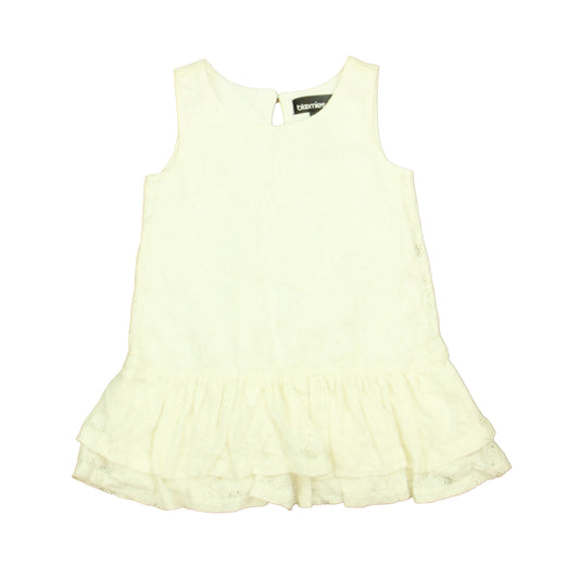 Bloomie's Girls White Dress Size: 12 Months White