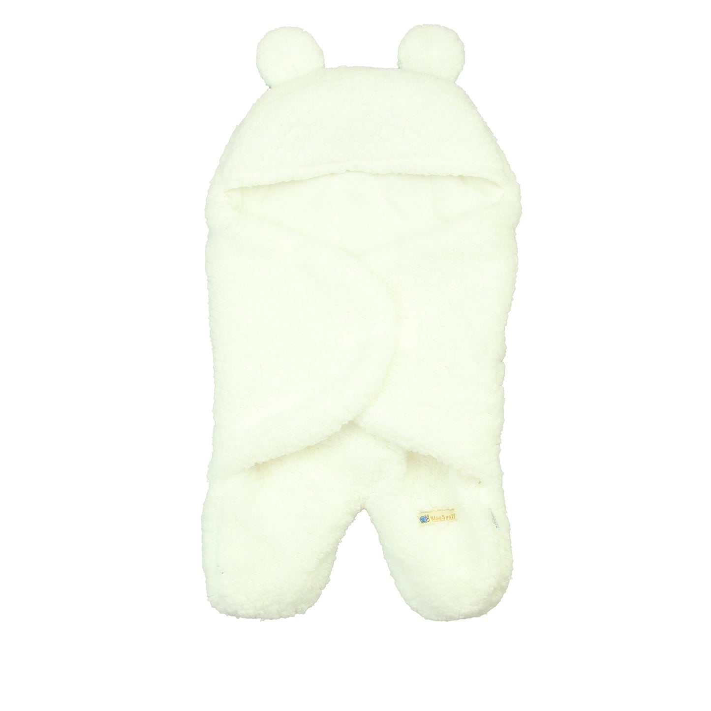 Blue Snail Unisex White Bunting Size: *3-6 Months White