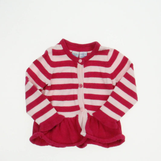 Bob der Bar Girls Pink | Stripes Cardigan Size: 3-6 Months Pink | Stripes