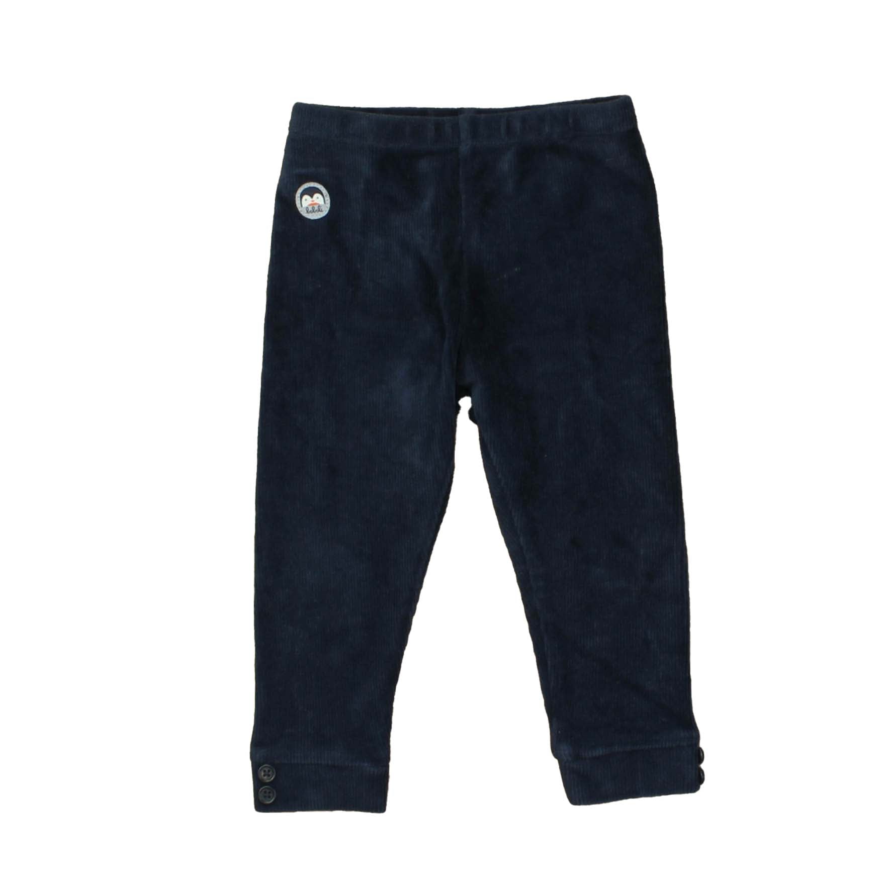Boboli Unisex Blue Leggings Size: New Born Blue