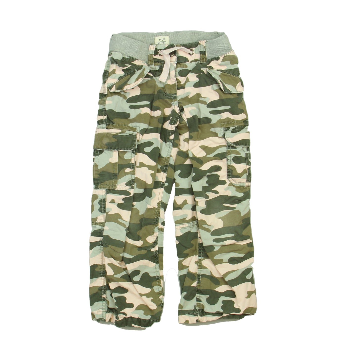 Boden Girls Pink Camo Cargo Pants Size: 6 Years