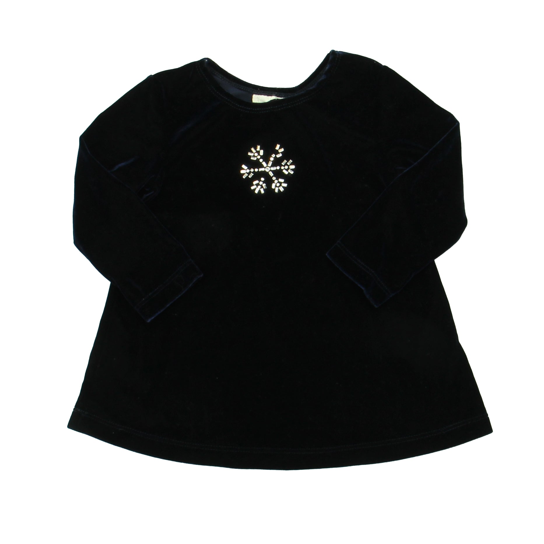 Bonnie Baby Girls Navy Dress Size: *12 Months Navy
