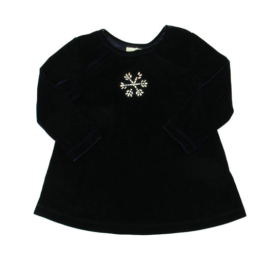 Bonnie Baby Girls Navy Dress Size: *12 Months Navy