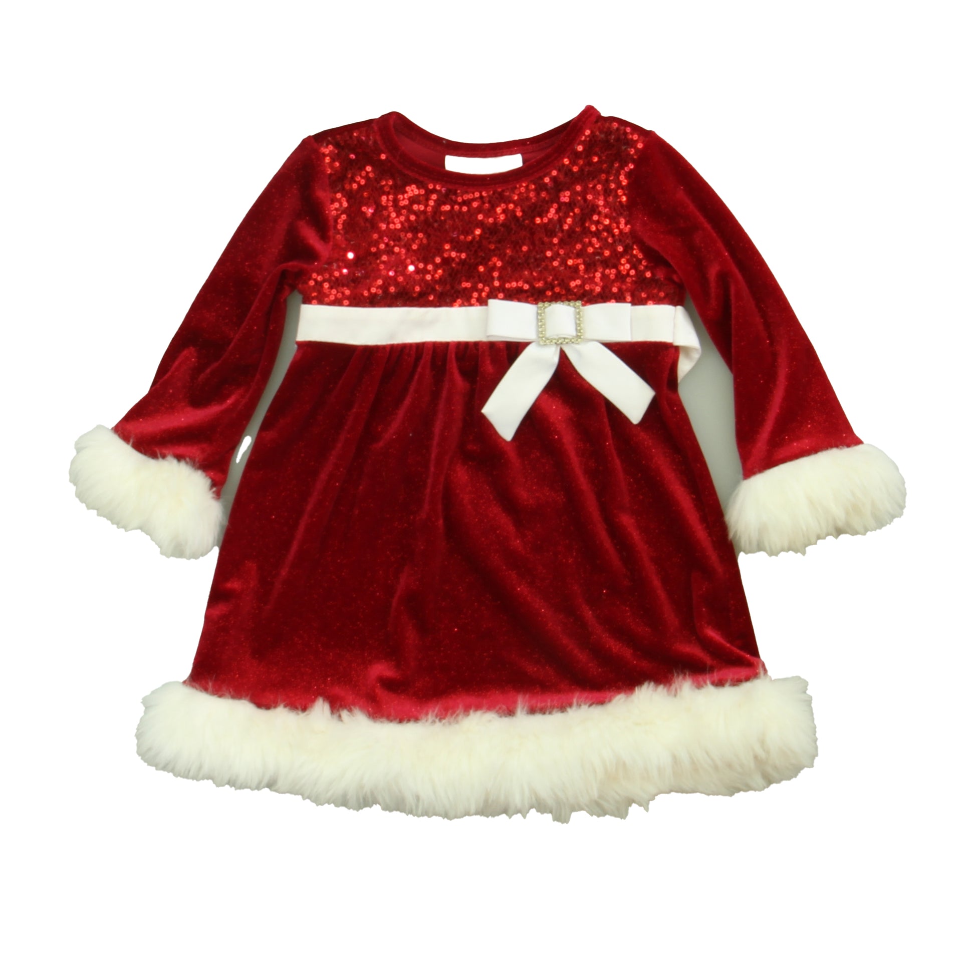 Bonnie Baby Girls Red Special Occasion Dress Size: 18 Months Red