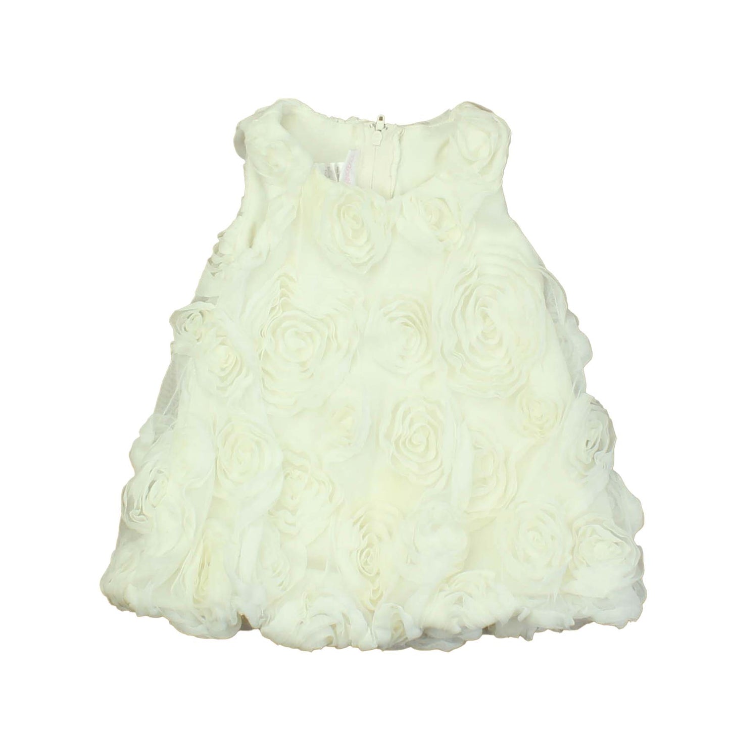 Bonnie Baby Girls Ivory Special Occasion Dress Size: 6-9 Months Ivory