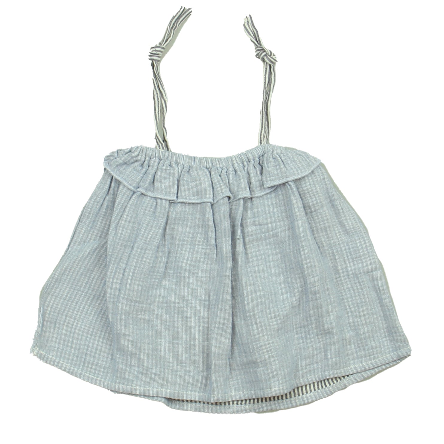 Buho Girls Blue Dress Size: 3 Months Blue